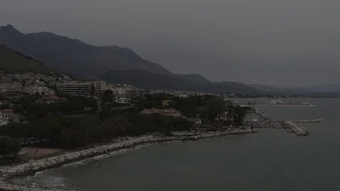 Formia 2| Vindicio Beach|4K Cinematic Video Stock Footage
