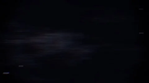 Forming after signal corruption, glitch pattern spreading across dark monitor Stock Footage 341864996