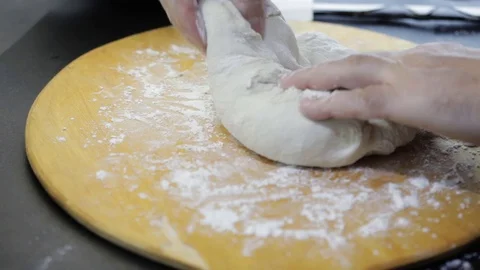 Forming bread Stock Footage 121120774