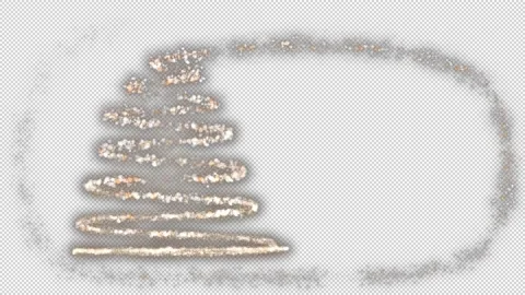 Forming Christmas Tree Video stock 321761928