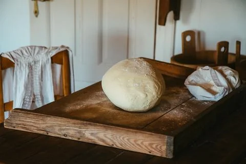 Forming dough for bread Stock Photos