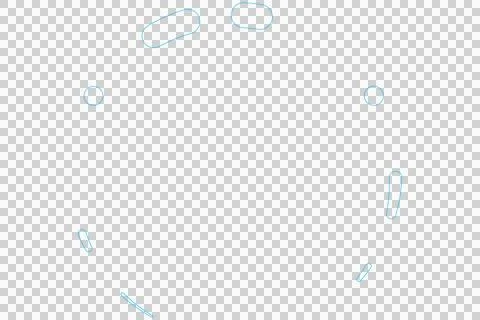 Forming flat abstract circular pattern of cyan rectangles bars and dots on Stock Photos
