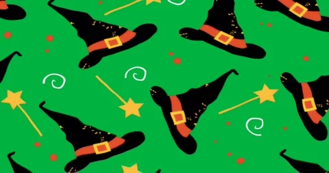 Forming graphic design pattern for transparent field, featuring mustard star Stock Footage 317527370
