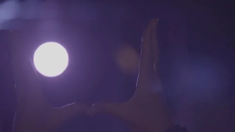 Forming Heart with Hands Stock Footage 73489622