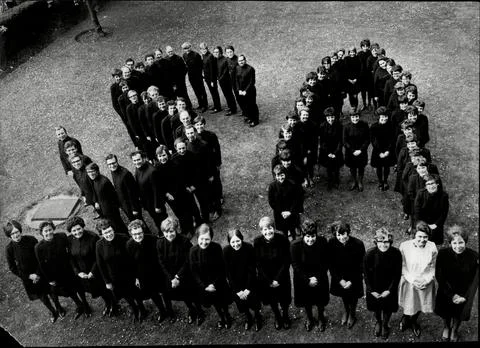Forming The Initials Of The Salvation Army Are Some Of The 91 Cadets Who After T Stock Photos