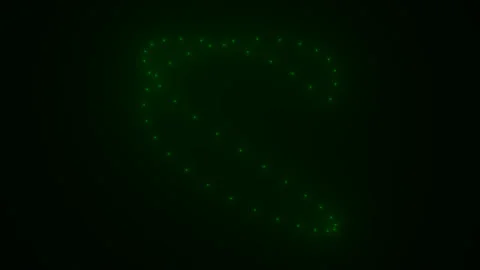 Forming Weird Geometric Shape From Moving Lights Vídeos de archivo 143892333