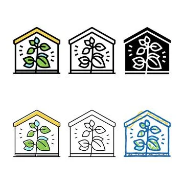 Forms eco house building color icon vector Ilustración de archivo