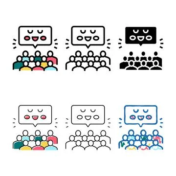 Forms group activities and events in children library color icon vector Stock Illustration