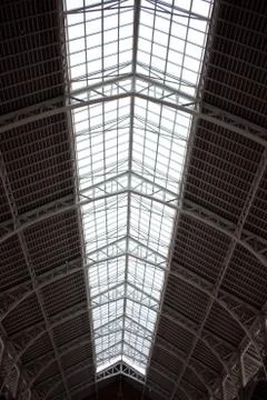 Forms of roofs in Valencia Stock Photos