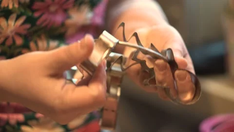 Forms for the test in women's hands 4K Video stock 101137272