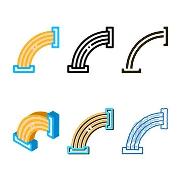 Forms wood form making machine icon vector outline Stock Illustration