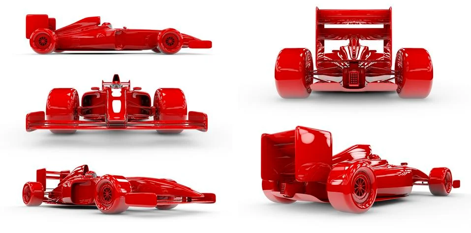 Formula 1 concept SET 1 스톡 일러스트