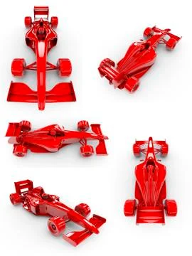 Formula 1 concept SET 3 Illustrazione stock