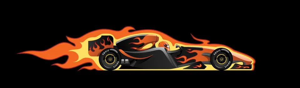 Formula 1 Stock Illustration