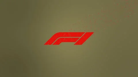 Formula 1 Racing Logo Wind Dissolve Stock Footage 157696348