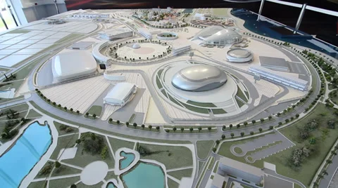 Formula-1 track layout. Stock-Footage 36763514