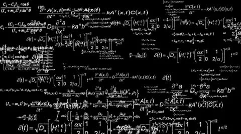 Formula background black2 HD Stock Footage 23685202