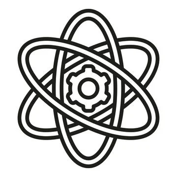 Formula for best realization icon outline vector. Vision training Illustrazione stock