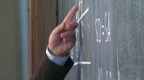 Formula on the board Stock-Footage 10756630
