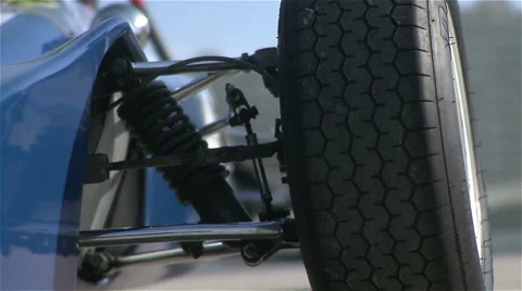 Formula car axis Stock Footage 62471196