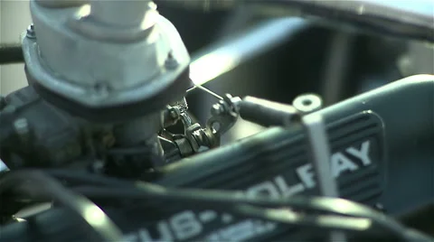 Formula car engine Stock Footage 62468187