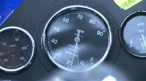 Formula car speedometer Stock Footage 62473435