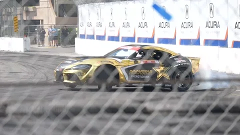 Formula Drift Long Beach 2022 Stock Footage 204148675