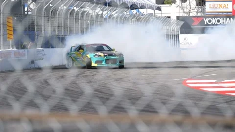 Formula Drift Long Beach 2022 Stock Footage 204148750