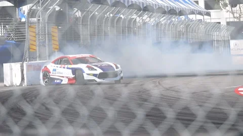 Formula Drift Long Beach 2022 Stock Footage 204148775