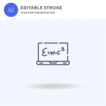 Formula icon vector, filled flat sign, solid pictogram isolated on white, logo 스톡 일러스트