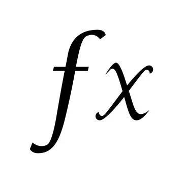 Formula math science education glyph icon vector illustration Stock Illustration