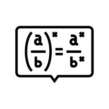 Formula math science education line icon vector illustration 스톡 일러스트