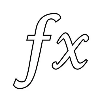 Formula math science education line icon vector illustration Stock Illustration