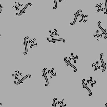 Formula math science education vector seamless pattern Stock Illustration