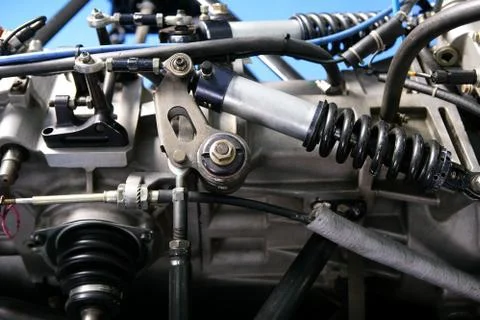 Formula one car engine  写真素材