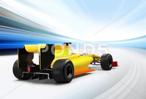 Formula one car Stock Illustration