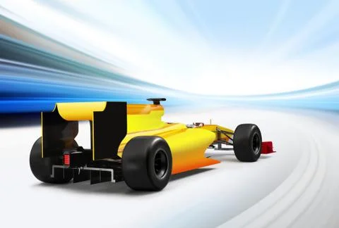 Formula one car Stock Illustration