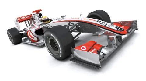 Formula one car Stock Illustration