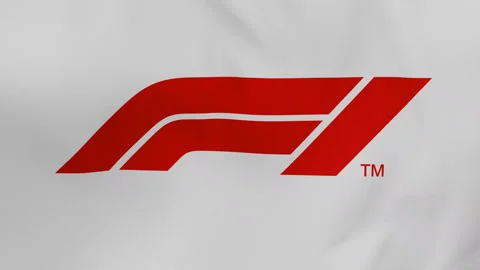 Formula One cloth flag background loop Vídeos de archivo 247017769
