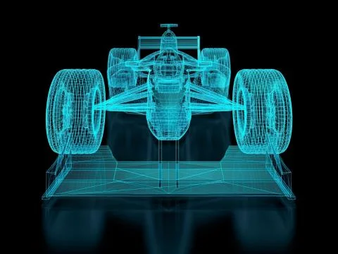 Formula one mesh Stock Photos
