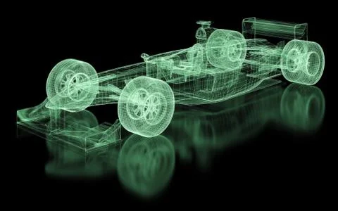 Formula one mesh Stock Photos