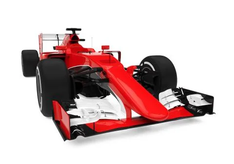 Formula One Race Car Stock Illustration