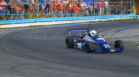 Formula One Race Stock Footage 35027500