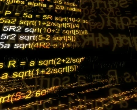 Formula writing on the wall Stock-Footage 557978