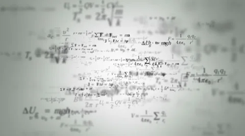 Formulas and equations Stock Footage 35624223