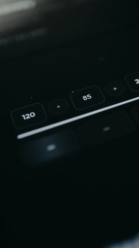 Formulas and Functions. Person taps a call and triggers a computation cascade Stock-Footage 331593709