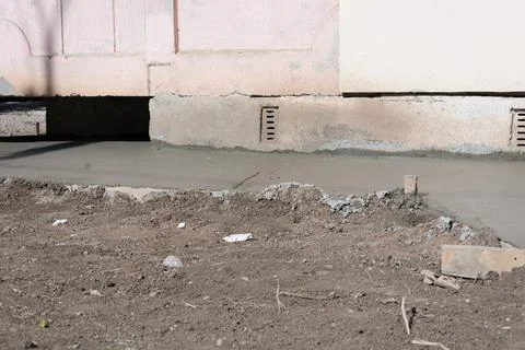 Formwork of an apartment building Foto stock