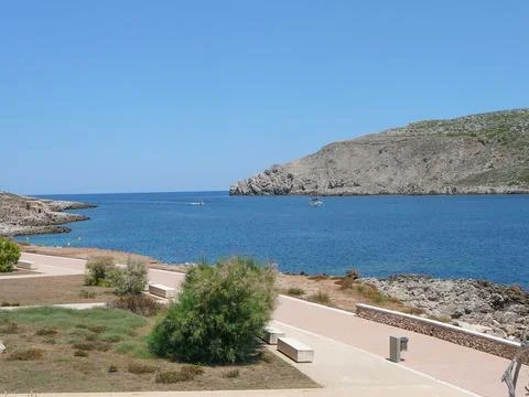 Fornells Minorca Foto stock
