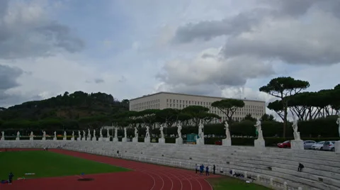 Foro Italico in Rome Stock Footage 61436396