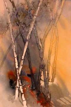 Forrest Path Stock Illustration